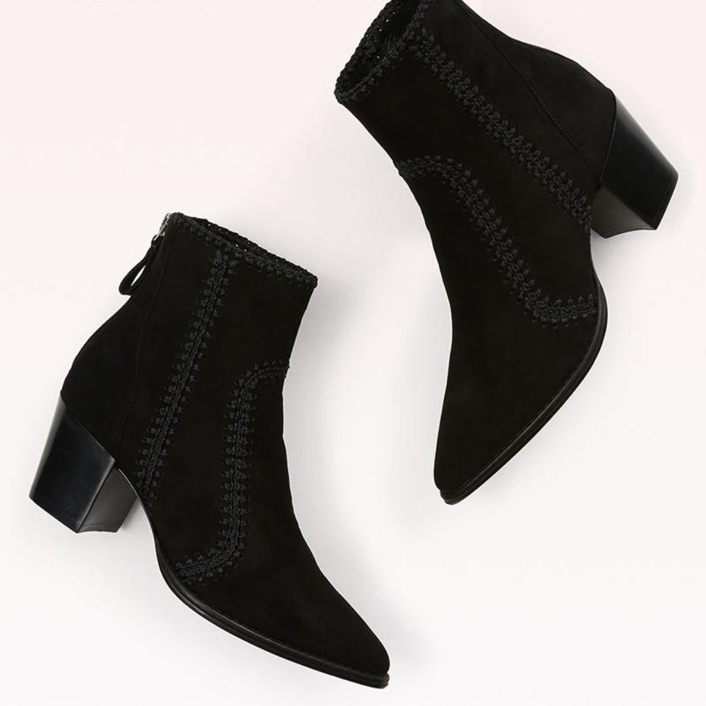 Alexandre Birman Benta Suede Booties - Picture 2 of 12